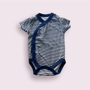 Baby Blue Striped Onesie